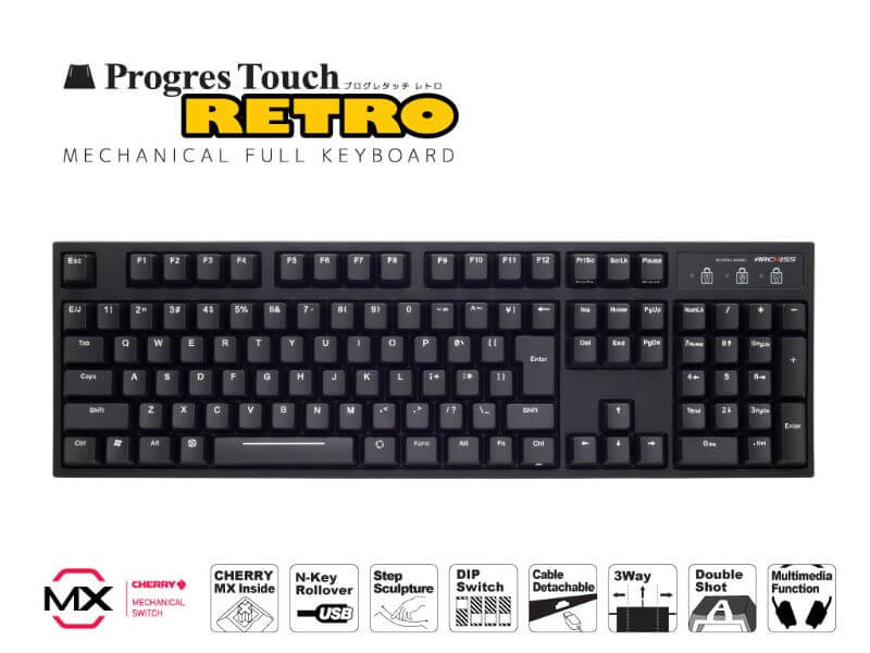 Progres Touch RETRO メカニカルキーボード