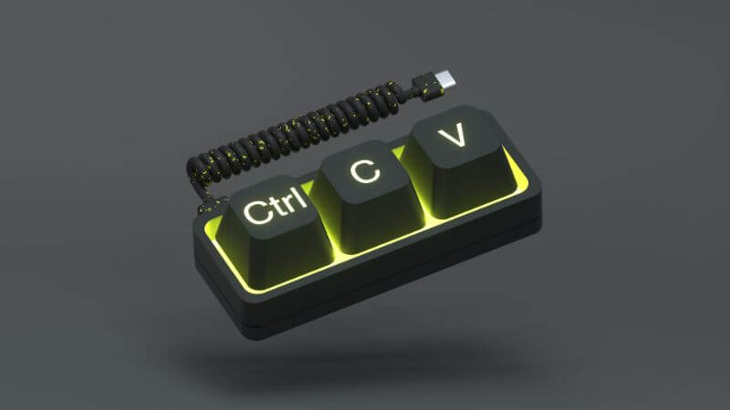 Ctrl・C・Vだけのキーボード