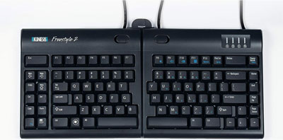 Kinesis Freestyle2 Ergonomic Keyboard w/ VIP3 Lifters for PC